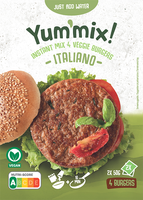 YUM-MIX – Instant Mix 4 Veggie Burgers